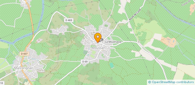 localisation de l'entreprise HAS  MOUSSAN