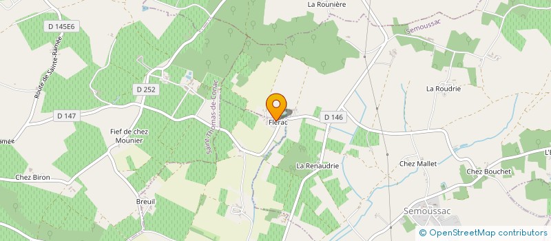 localisation de l'entreprise HAS  SEMOUSSAC