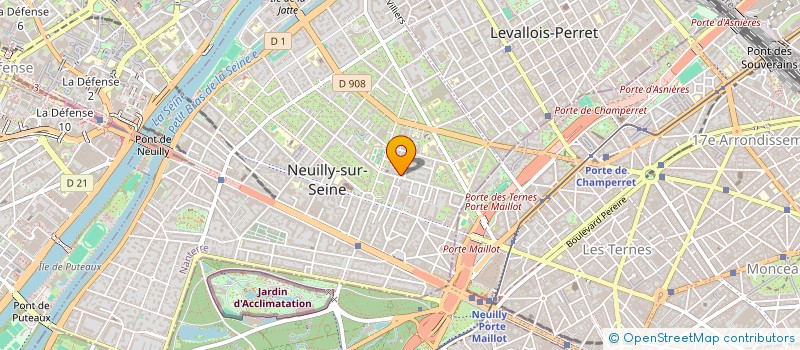 localisation de l'entreprise HAS à NEUILLY-SUR-SEINE