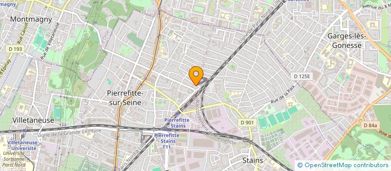 localisation de l'entreprise HAS ETANCHEITE à PIERREFITTE-SUR-SEINE