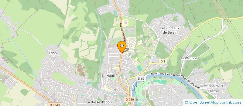 localisation de l'entreprise HAS FOOD  CHARLEVILLE-MEZIERES