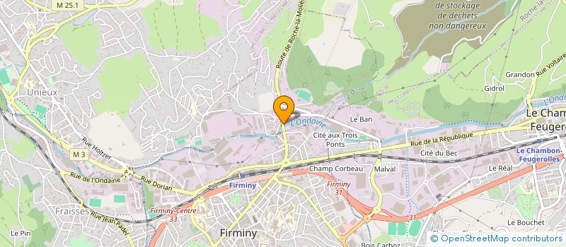 localisation de l'entreprise HAS GORTAT  FIRMINY