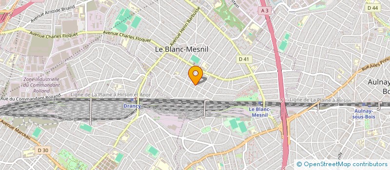 localisation de l'entreprise HAS LOCATION à LE BLANC-MESNIL