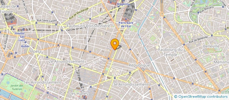 localisation de l'entreprise HAS VOYAGES  PARIS