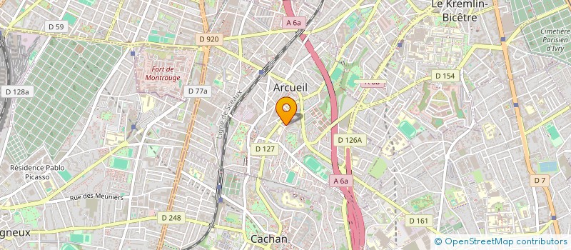 localisation de l'entreprise HAS15  ARCUEIL