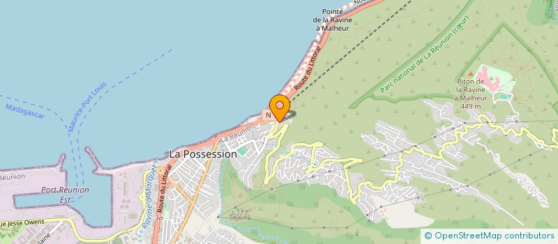 localisation de l'entreprise HASA TRANSPORT ET MANUTENTION à LE PORT