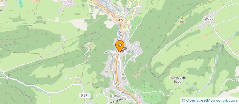 localisation de l'entreprise HASARD à SALINS-LES-BAINS