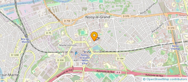 localisation de l'entreprise HASCAB  NOISY-LE-GRAND