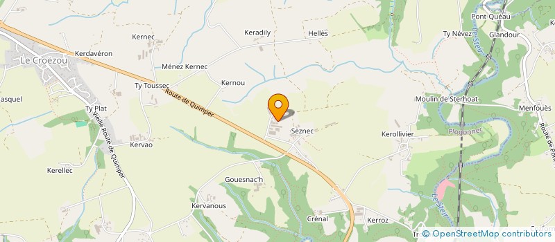 localisation de l'entreprise HASCOET  PLOGONNEC