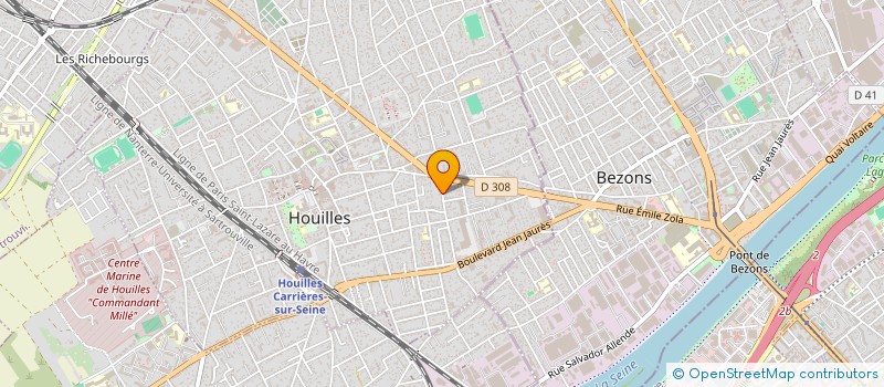 localisation de l'entreprise HASGEIR  HOUILLES