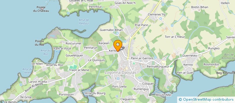 localisation de l'entreprise HASH ELLE  LOGONNA-DAOULAS