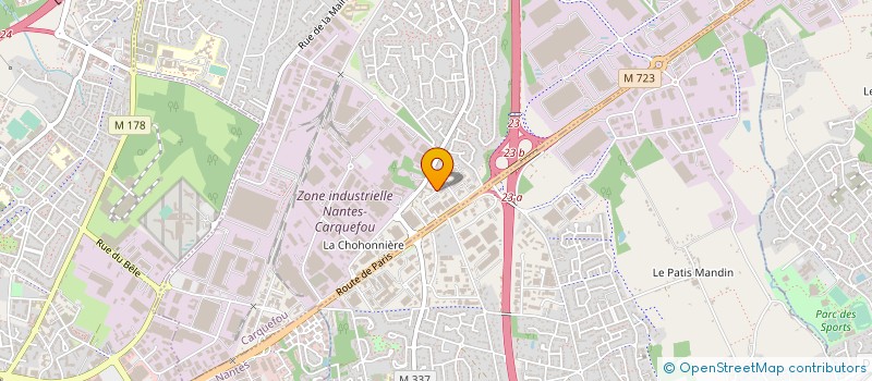 localisation de l'entreprise HASH GROUP à CARQUEFOU