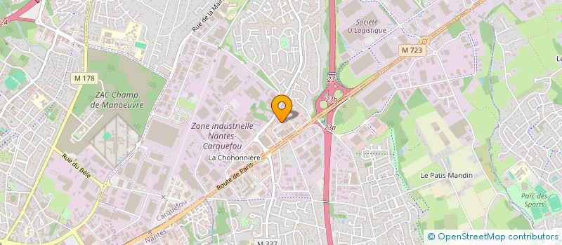 localisation de l'entreprise HASH IMMO  CARQUEFOU