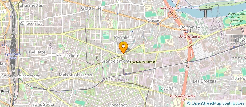 localisation de l'entreprise HASH PLACO  VILLEURBANNE