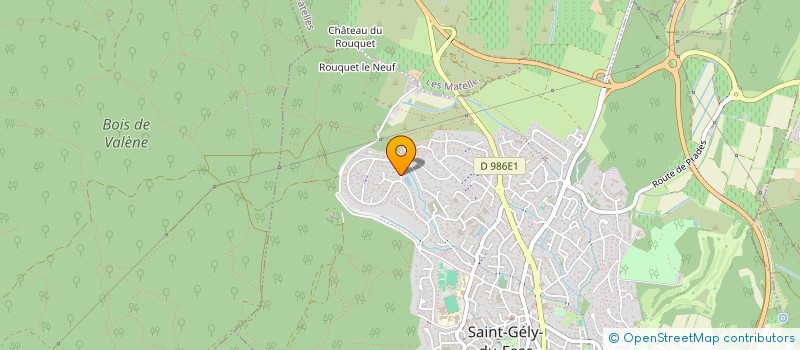 localisation de l'entreprise HASH STAG  (#STAG)  SAINT-GELY-DU-FESC