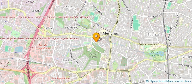 localisation de l'entreprise HASHA 33  MERIGNAC