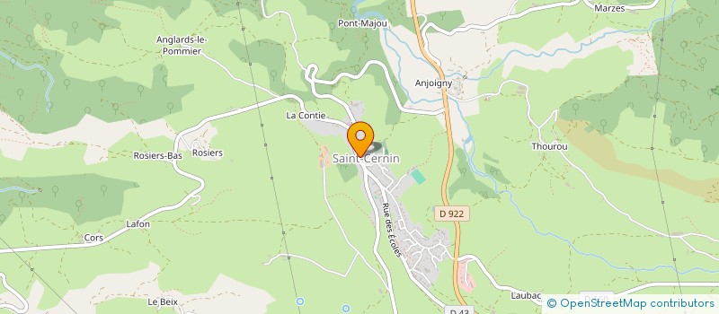 localisation de l'entreprise HASHKA FUSION à SAINT-CERNIN