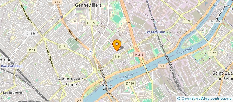 localisation de l'entreprise HASHTAG AMBITION à GENNEVILLIERS