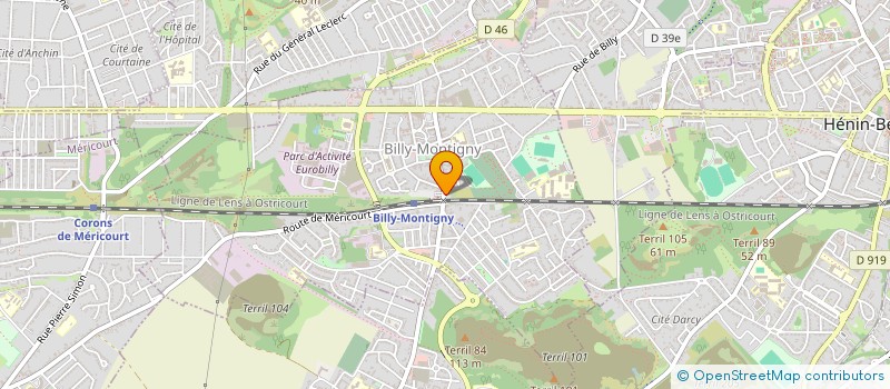 localisation de l'entreprise HASHTAG BILLY à BILLY-MONTIGNY