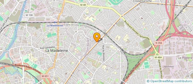 localisation de l'entreprise HASHTAG INTERNET à LILLE