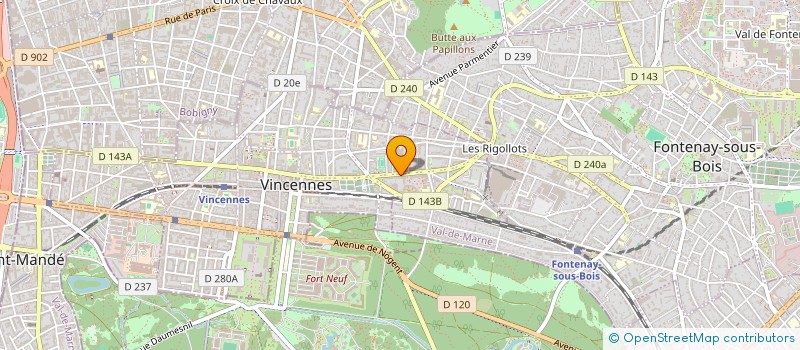 localisation de l'entreprise HASHTAG PERMIS à VINCENNES