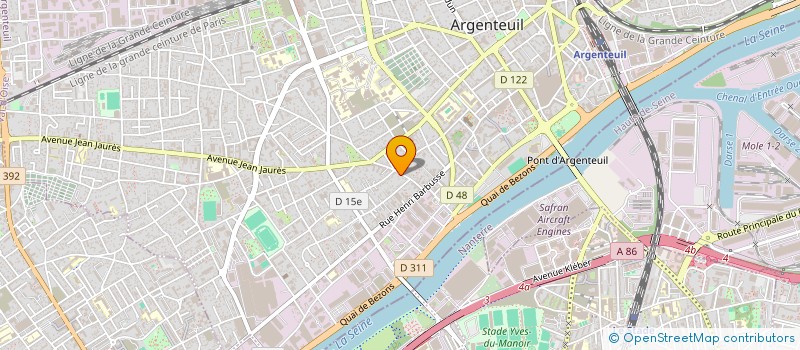 localisation de l'entreprise HASIMO  ARGENTEUIL