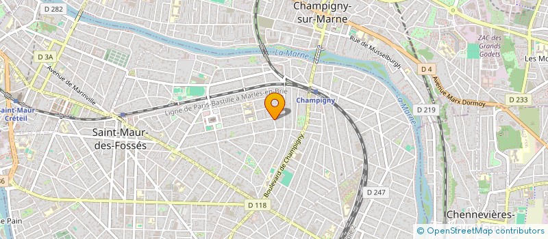 localisation de l'entreprise HASK à SAINT-MAUR-DES-FOSSES