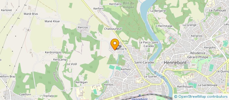 localisation de l'entreprise HASKO à PLOEMEUR