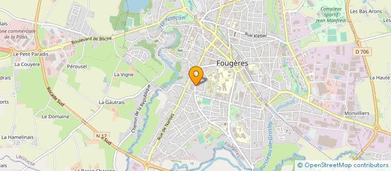 localisation de l'entreprise HASLEY BOISSIERE DISTRIBUTION à FOUGERES