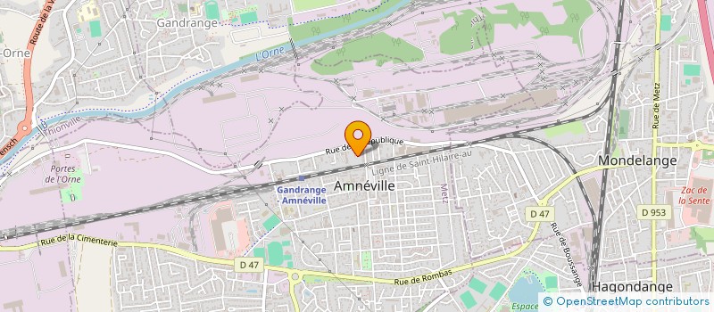 localisation de l'entreprise HASMUJAJ ELITE IMMO  AMNEVILLE