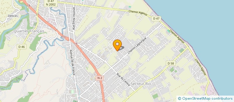 localisation de l'entreprise HASOAVANA 'JEUNESSE SOLIDARITE'  SAINT-ANDRE