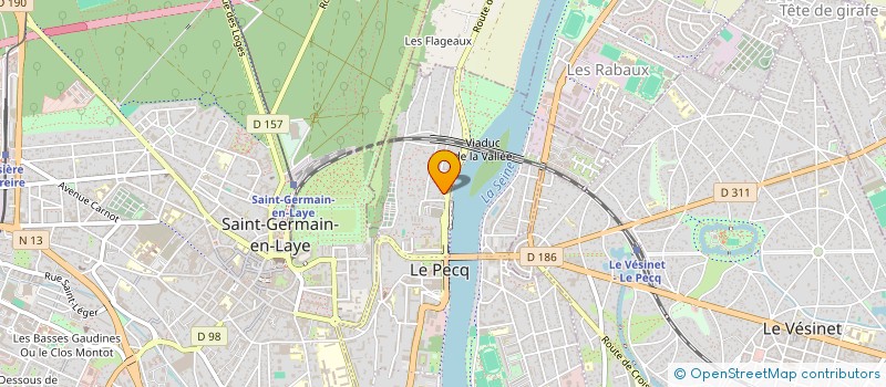 localisation de l'entreprise HASOSA  LE PECQ