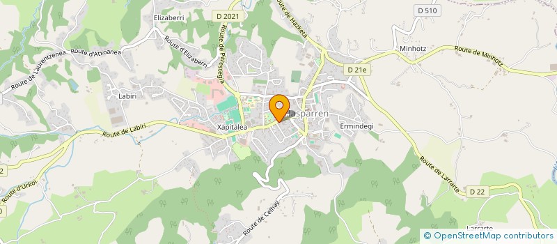 localisation de l'entreprise HASPARREN ATHLETIC CLUB à HASPARREN