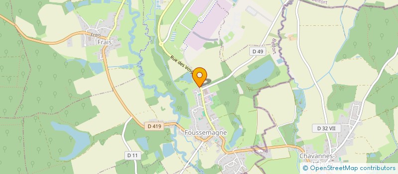 localisation de l'entreprise HASS à FOUSSEMAGNE