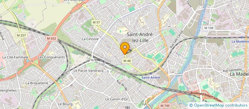 localisation de l'entreprise HASS  SAINT-ANDRE-LEZ-LILLE