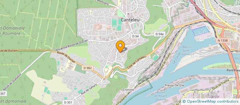 localisation de l'entreprise HASS SAS  CANTELEU