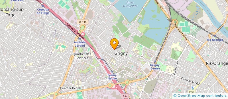 localisation de l'entreprise HASSAIM à GRIGNY