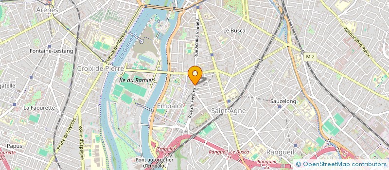 localisation de l'entreprise HASSAN COIFFURE  TOULOUSE