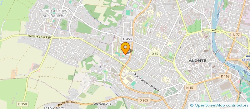 localisation de l'entreprise HASSAN PROD  AUXERRE