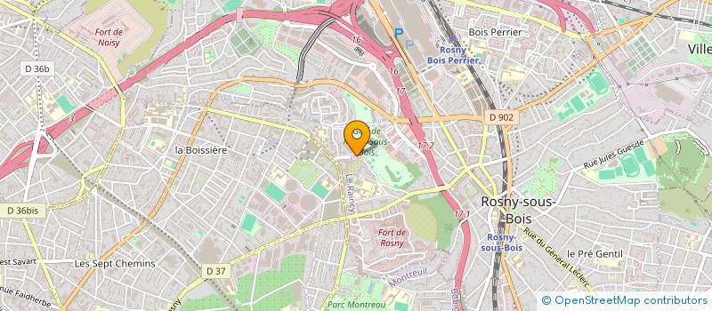 localisation de l'entreprise HASSAN SANHAJ SERVICE à ROSNY-SOUS-BOIS