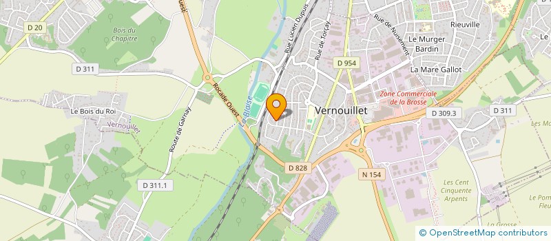 localisation de l'entreprise HASSANI IMMO à VERNOUILLET