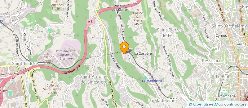 localisation de l'entreprise HASSEN.BAT  NICE