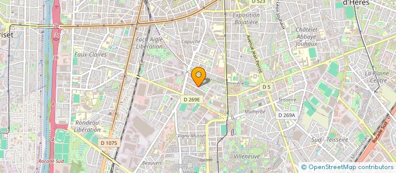 localisation de l'entreprise HASSENET  GRENOBLE
