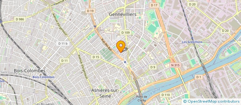 localisation de l'entreprise HASSOUNI à ASNIERES-SUR-SEINE