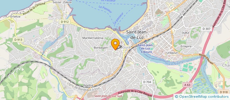 localisation de l'entreprise HASTAPENA  CIBOURE