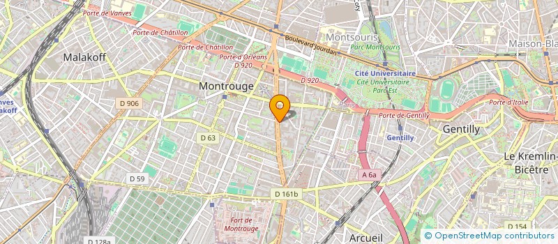 localisation de l'entreprise HASTI à MONTROUGE