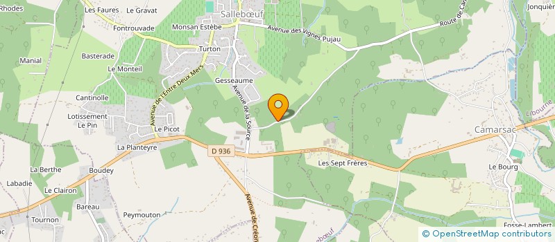 localisation de l'entreprise HASTIGNAN PF  SALLEBUF