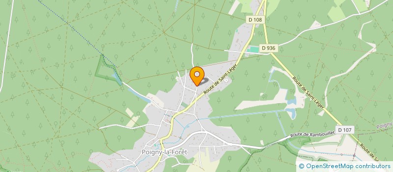 localisation de l'entreprise HASTINGS BUSINESS ENGLISH  POIGNY-LA-FORET