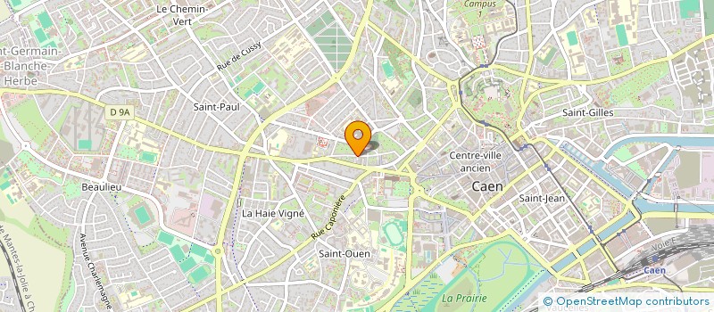 localisation de l'entreprise HASTINGS PATRIMOINE à CAEN