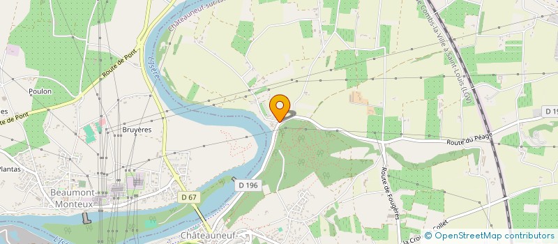 localisation de l'entreprise HASTON  CHATEAUNEUF-SUR-ISERE